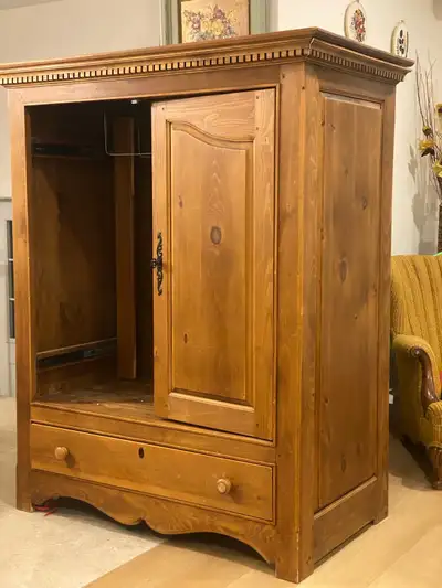 wardrobe with drower / armoire avec tiroir, View more