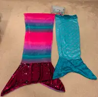 Two Mermaid Blanket Tail excellent condition