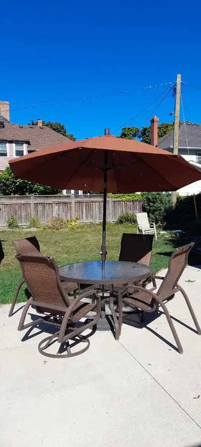 outdoor aluminum  7 piece patio table set (PICK UP SARNIA), View more