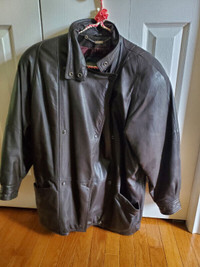 Leather jacket (womens) Size XS but fits size small