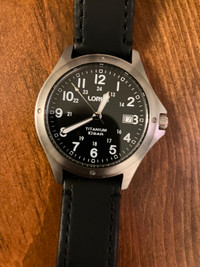 Lorus titanium quartz watch – $40