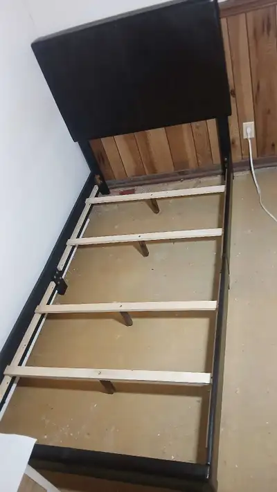 Twin Bed Frame(Brown or white), View more