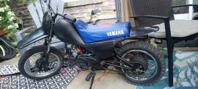 Yamaha PW 80. Good running Yamaha 80cc dirt bike with three speed footshift transmission. I didn't g...
