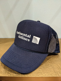 Brandnew continental airlines trucker hat cap