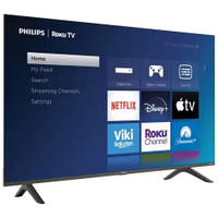 Cyber Monday Sale On TV- Philips 65" UHD HDR LCD Direct Roku TV