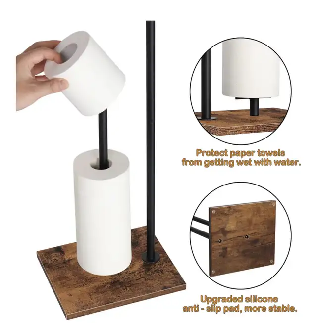 New stylish Toilet Paper Holder Stand with storage in Bathwares in Markham / York Region - Image 6