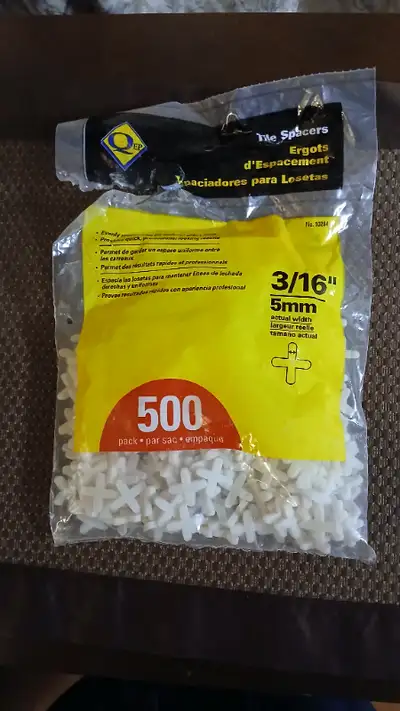 3/16" Flexible Floor Tile Spacers, View more