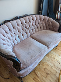 Antique couch and chair