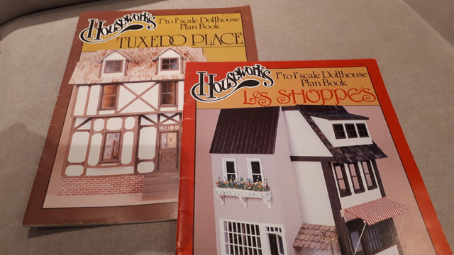 BUILD A DOLL HOUSE 1: 1' SCALE DOLLHOUSE PLAN BOOKS BUILD COLLEC in Arts & Collectibles in Oshawa / Durham Region