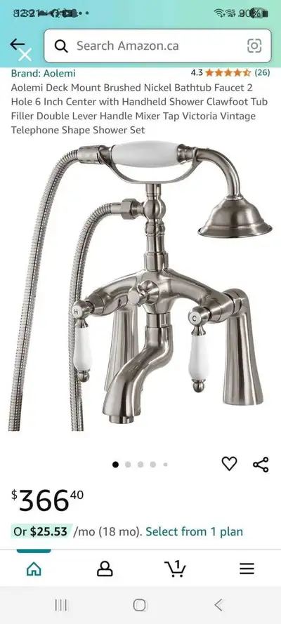 Aolemi Bathtub Faucet, View more