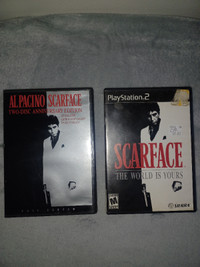 Scarface PS2 game and Scarface 2-disc Anniversary Edition DVD