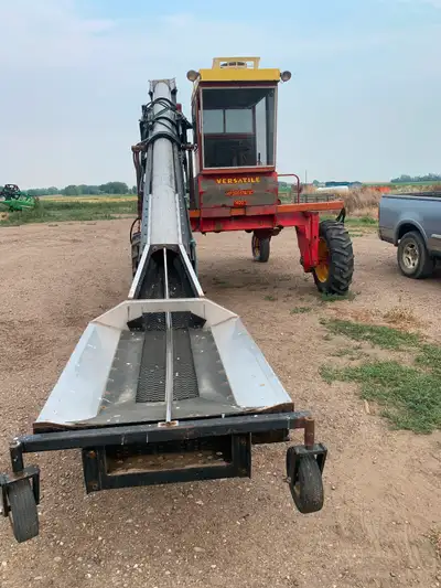 Self Propelled 30' Fertilizer unloading auger, View more