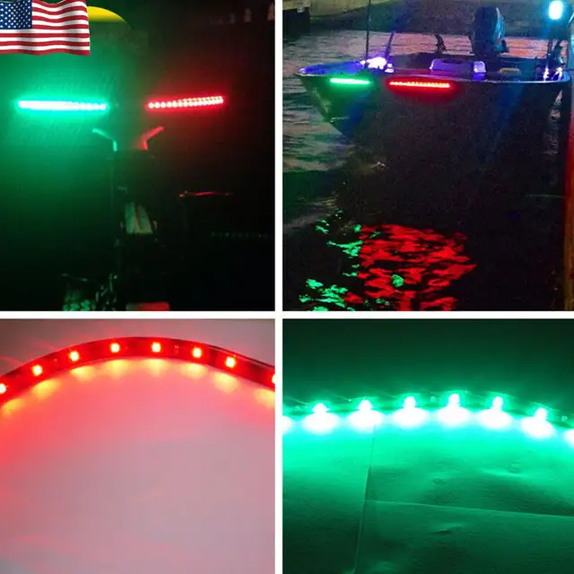 12" LED Strip Lights Red & Green For Bow Boat Marine, Waterproof in Other in Moncton - Image 8