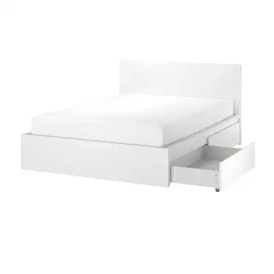 Double bed frame and mattress, View more
