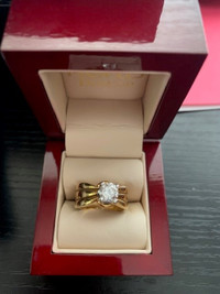 1.07ct Platinum Natural Solitaire Engagement Ring.