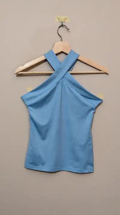 REDUCED*** Women's Clothing: Form-Fitting Crisscross Halter Top, View more