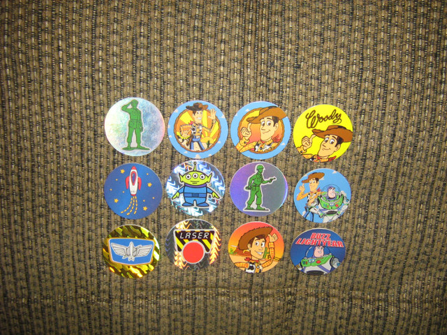 VINTAGE TOY STORY POGS AND SLAMMERS LOT in Toys & Games in Belleville
