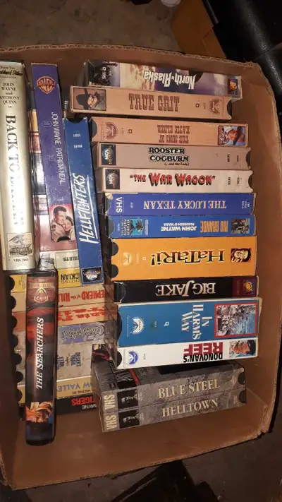 John Wayne VHS movies, View more