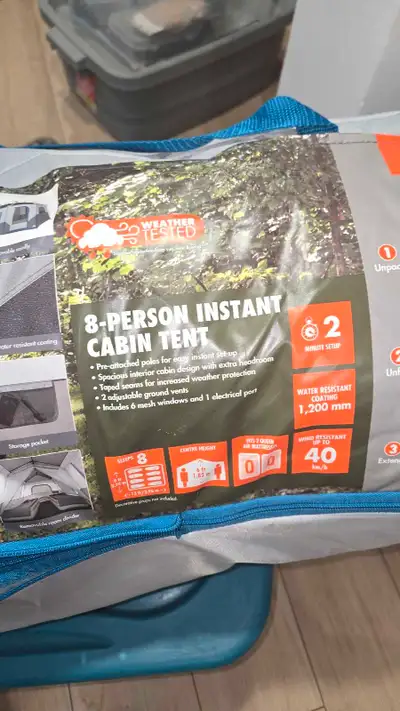 Ozark 8 person tent, View more
