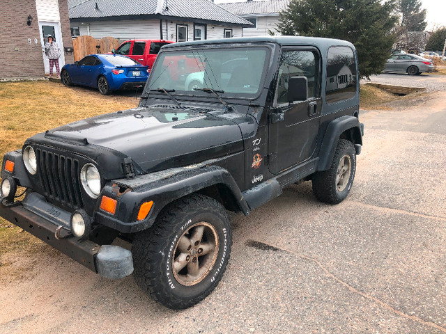 1997 Jeep tj Sahara 4.0 litre 6 cylinder in Cars & Trucks in North Bay - Image 2
