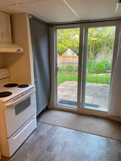This Rental Unit is One Large Bedroom in Walkout Basement at Detached House Located in Quiet Court o...