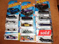 Hot Wheels cars $4 each or any 5 for $15