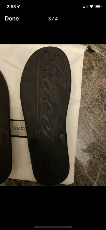 Gucci unisex flip flops new in Men's Shoes in City of Toronto - Image 3