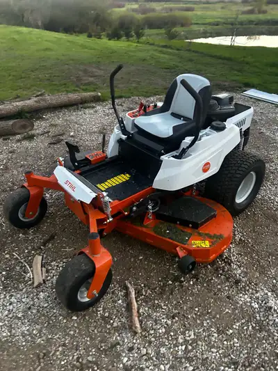 Get ready to conquer your lawn with this powerful STIHL 60-inch zero turn mower, designed to handle...
