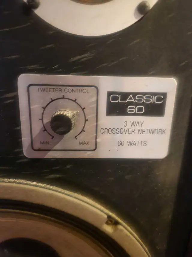 Vintage ElectroSound Classic 60 Speaker-Bass reflex in Speakers in St. Albert - Image 3