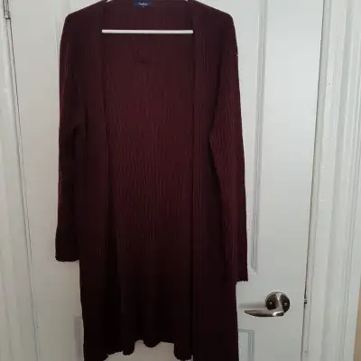 Two Piece Burgundy Knit Dress Size 15, View more