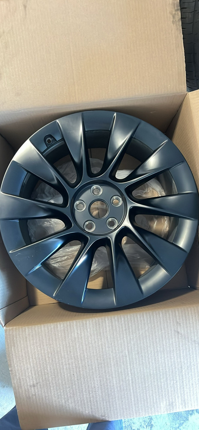 Tesla model y 20. inch induction rims in Tires & Rims in Oakville / Halton Region - Image 2