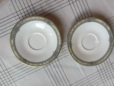 Royal Doulton Isabella pattern saucers , View more