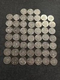 50 Cent Coins - 52 of Them