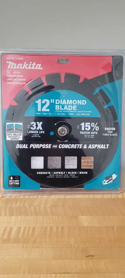☆NEW☆ MAKITA 12in DIAMOND BLADE FOR QUICK CUT SAW, View more