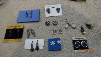 Earrings, lady, 10pair, quality, variety, vintage,one price