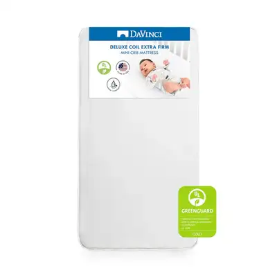 Minicrib Mattress - DaVinci Deluxe Coil Extra Firm, View more