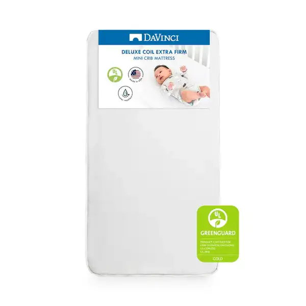 Minicrib Mattress - DaVinci Deluxe Coil Extra Firm in Cribs in City of Toronto - Image 2