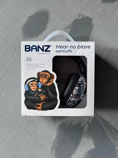 Like new, we kept forgetting to bring with us whenever we went out. Keep your little one's ears safe...