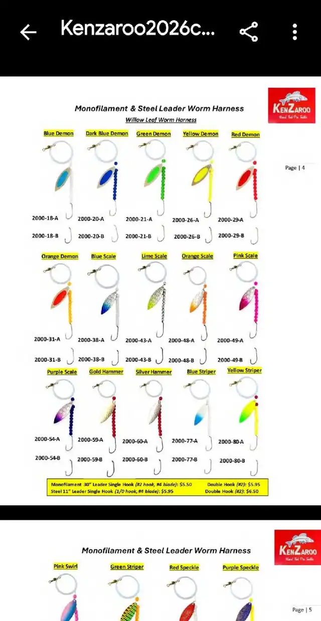 Kenzaroo Pro Tackle in Fishing, Camping & Outdoors in Ottawa - Image 3