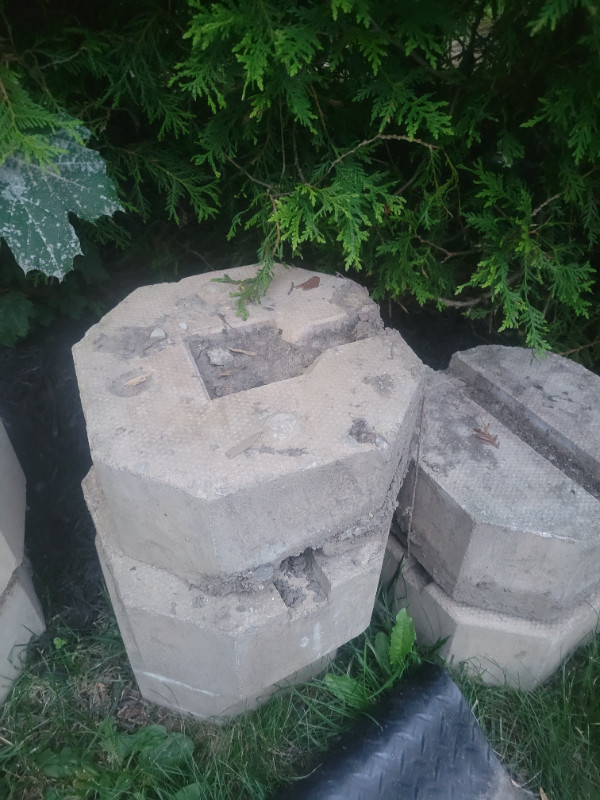 Concrete deck blocks Decks & Fences City of Toronto Kijiji