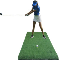 A99 Golf Turf Golf Hitting Mat stance mat can hold real tee