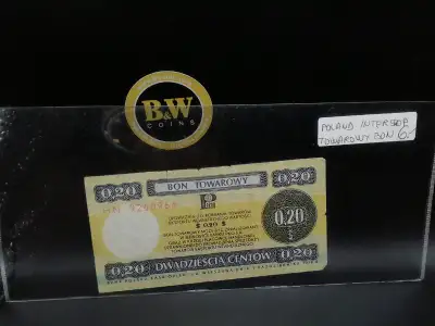 Poland Intershop Towarowy Bon $0.20 Banknote, View more