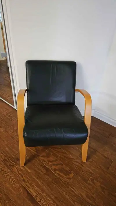 Leather armchair, View more
