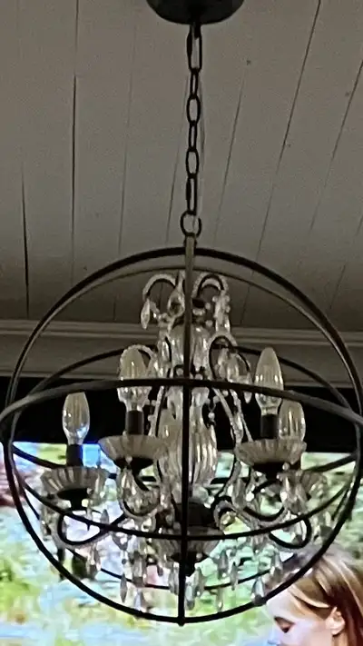 2 identical chandeliers, View more