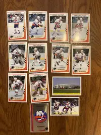 Lot of 13 1989-90 Panini New York Islanders hockey stickers