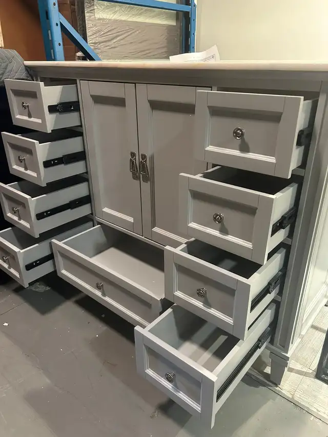 48” Single Sink Vanity – Brand New – Marble Top, 9 Drawers in Cabinets & Countertops in Oakville / Halton Region - Image 5