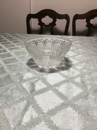 Small crystal bowl $15