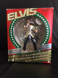 Elvis Musical Christmas Ornament Santa Bring My Baby Back 1996