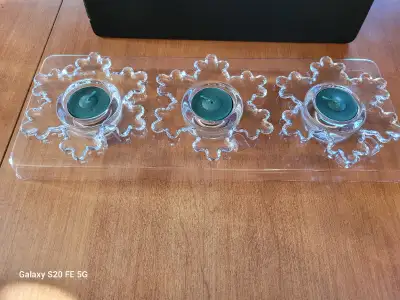 Snowflake Tealight Candle Holders, View more