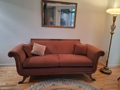 Vintage Style Velvet Sofa, View more